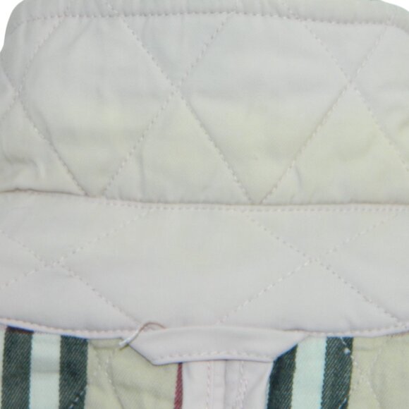 Burberry Authentic Pink Quilted Snap Closing Buttons Lining Jacket - Size Large - Picture 16 of 16